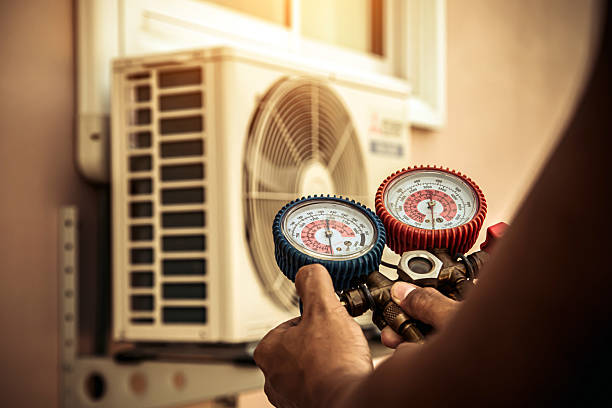 Professional Ac Installation technician working in Morganville, NJ